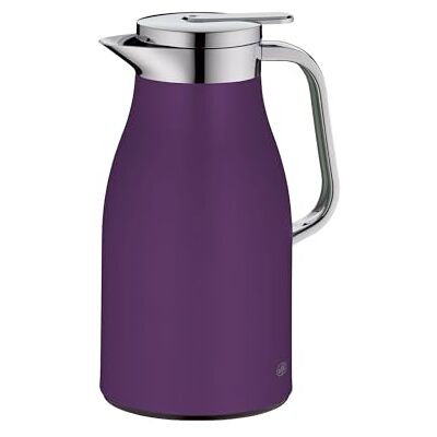 alfi SKYLINE 1,0l, deep lavender, Edelstahl-Isolierkanne mit hygienischem Hartglaseinsatz, Drehverschluss mit bequemer Drucktaste, ergonomischer Griff, optimal als Kaffeekanne, Teekanne, BPA-frei alfi SKYLINE 1,0l, deep lavender, Edelstahl-Isolierkanne mit hygienischem Hartglaseinsatz, Drehverschluss mit bequemer Drucktaste, ergonomischer Griff, optimal als Kaffeekanne, Teekanne, BPA-frei