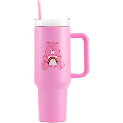 Pyramid Tumbler Care Bear Isothermischer Becher mit Strohhalm und Griff 1.2L Heiße und kalte Thermoskanne, Farbig Pyramid Tumbler Care Bear Isothermischer Becher mit Strohhalm und Griff 1.2L Heiße und kalte Thermoskanne, Farbig