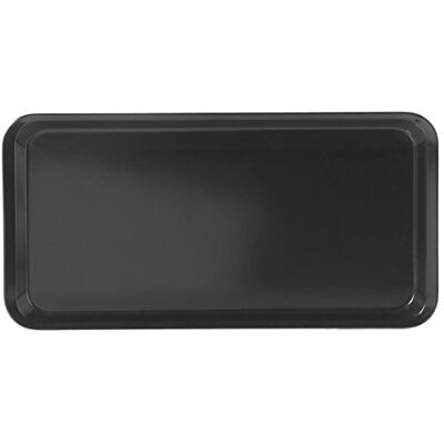 H&H H+H Rechteckige Servierplatte aus Schwarzem Melamin 40 x 20 cm, Serviertablett für Sushi, Fingerfood und Vorspeisen, Spülmaschinengeeignet, Ideal für Gastronomie und Catering H&H H+H Rechteckige Servierplatte aus Schwarzem Melamin 40 x 20 cm, Serviertablett für Sushi, Fingerfood und Vorspeisen, Spülmaschinengeeignet, Ideal für Gastronomie und Catering