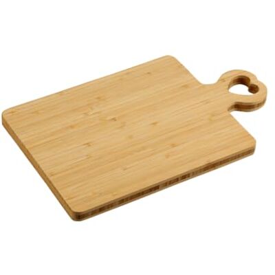 Kesper Schneide- und Servierbrett mit Herzgriff, Material: FSC®-zertifizierter Bambus, Maße: 36 x 22 x 1,8 cm 58495 Kesper Schneide- und Servierbrett mit Herzgriff, Material: FSC®-zertifizierter Bambus, Maße: 36 x 22 x 1,8 cm 58495