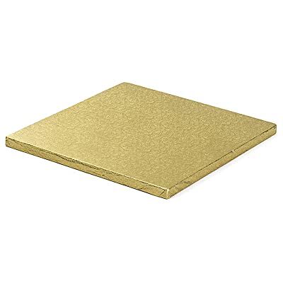 Decora 0931714 QUADRATISCHE TORTENPLATTE Gold cm 35X1,2 H Decora 0931714 QUADRATISCHE TORTENPLATTE Gold cm 35X1,2 H