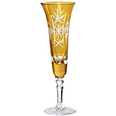 CRISTALICA Sektglas Sektkelch Champagnerglas Handgeschliffen Traube Kristall Glas 140 ml CRISTALICA Sektglas Sektkelch Champagnerglas Handgeschliffen Traube Kristall Glas 140 ml