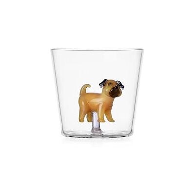 Ichendorf Milano Tumbler Mops, Kollektion Dogs, 30 cl, Borosilikatglas, handgefertigt Ichendorf Milano Tumbler Mops, Kollektion Dogs, 30 cl, Borosilikatglas, handgefertigt