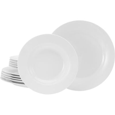 Creatable , Serie Base Weiss, 12-teiliges Tafelservice aus Porzellan Creatable , Serie Base Weiss, 12-teiliges Tafelservice aus Porzellan