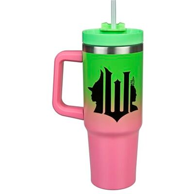 Undercover Wicked Isolierbecher mit Strohhalm 880ml Fassungsvermögen Edelstahl Trinkbecher mit Handgriff BPA frei Undercover Wicked Isolierbecher mit Strohhalm 880ml Fassungsvermögen Edelstahl Trinkbecher mit Handgriff BPA frei
