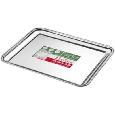 Pinti Inox S.P.A 162053 Tablett Bar Inox Rett.Cm.25, Mix Pinti Inox S.P.A 162053 Tablett Bar Inox Rett.Cm.25, Mix