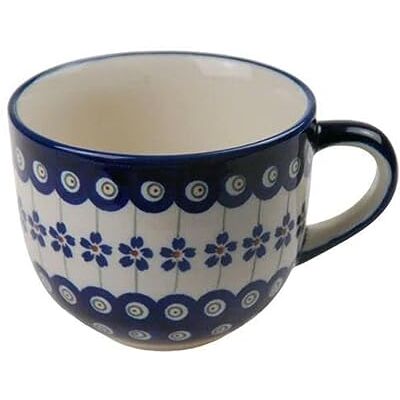 Bunzlauer keramik Original Milchkaffeetasse (Cappuccino-Tasse) 0.35L im Dekor 166a Bunzlauer keramik Original Milchkaffeetasse (Cappuccino-Tasse) 0.35L im Dekor 166a