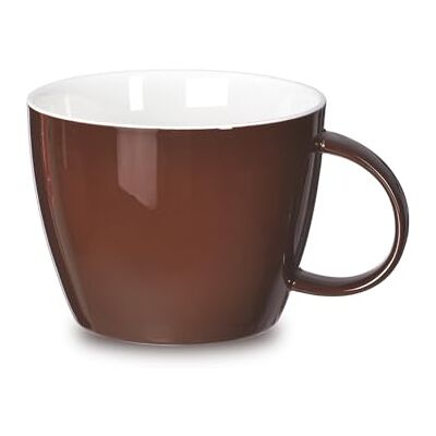 fMSDD 30oz übergroßer Becher aus New Bone-Porzellan für eine Pause mit gutem Kaffee oder Tee, verziert mit handgemachter Farbglasur für jedes Heißgetränk Ihrer Wahl, Suppentopf mit Henkel, braun fMSDD 30oz übergroßer Becher aus New Bone-Porzellan für eine Pause mit gutem Kaffee oder Tee, verziert mit handgemachter Farbglasur für jedes Heißgetränk Ihrer Wahl, Suppentopf mit Henkel, braun