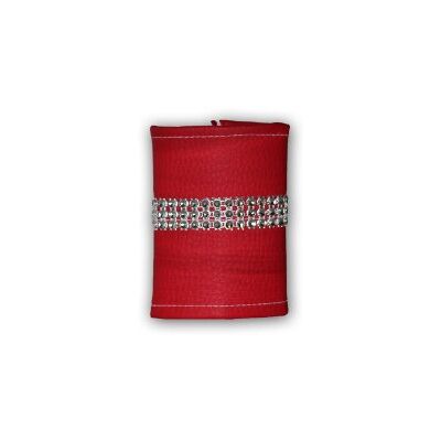 Pour Sasha by Nath Déco 272334-04 Serviettenringe, Kunstleder/PVC/Polyester/Polyurethan, 10 x 15 x 10 cm, Rot Pour Sasha by Nath Déco 272334-04 Serviettenringe, Kunstleder/PVC/Polyester/Polyurethan, 10 x 15 x 10 cm, Rot