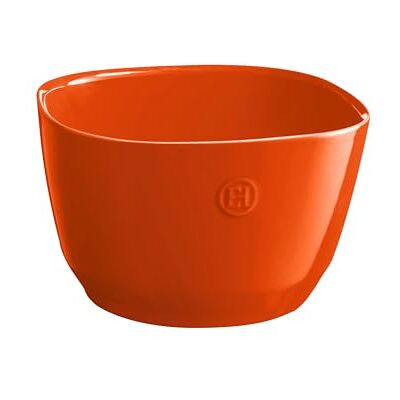 Emile Henry Mittlere Salatschüssel, Keramik, 3,5 l, Toskana-Orange Emile Henry Mittlere Salatschüssel, Keramik, 3,5 l, Toskana-Orange