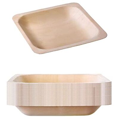 GRÄWE Einwegteller Set Holz Teller, 25 Stück, 14,5 cm Stabile Partyteller für 25 Personen, stabiler als Pappteller Ideal als Partygeschirr und Einweggeschirr GRÄWE Einwegteller Set Holz Teller, 25 Stück, 14,5 cm Stabile Partyteller für 25 Personen, stabiler als Pappteller Ideal als Partygeschirr und Einweggeschirr