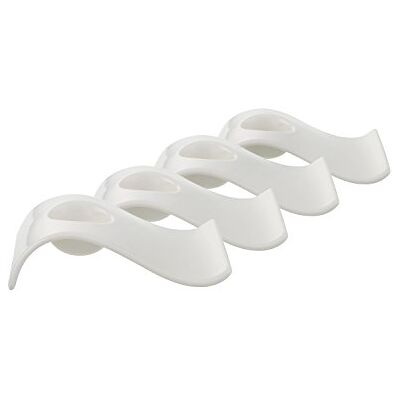 Villeroy & Boch 10-2525-1955 NewWave Eierbecher Premium Geschwungener Form, Porzellan, Weiß, 23.3 x 13.9 x 5.5 cm, 4 Einheiten Villeroy & Boch 10-2525-1955 NewWave Eierbecher Premium Geschwungener Form, Porzellan, Weiß, 23.3 x 13.9 x 5.5 cm, 4 Einheiten
