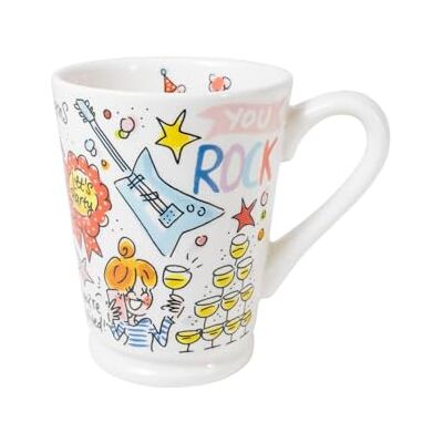 Blond Amsterdam XL-Becher Congratulations Party, 500ml Keramik, Mazagranform, Partygeschenk, Mikrowellengeeignet, Handwäsche empfohlen Blond Amsterdam XL-Becher Congratulations Party, 500ml Keramik, Mazagranform, Partygeschenk, Mikrowellengeeignet, Handwäsche empfohlen