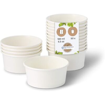 BIOZOYG Eisbecher Pappe 50 Stück 100 ml Weiß Dessertbecher Beschichtet Einweg Snackbecher Eisbecher Waffelbecher Dessert Einwegbecher Eiscreme Frozen Joghurt Obst Eisdiele BIOZOYG Eisbecher Pappe 50 Stück 100 ml Weiß Dessertbecher Beschichtet Einweg Snackbecher Eisbecher Waffelbecher Dessert Einwegbecher Eiscreme Frozen Joghurt Obst Eisdiele