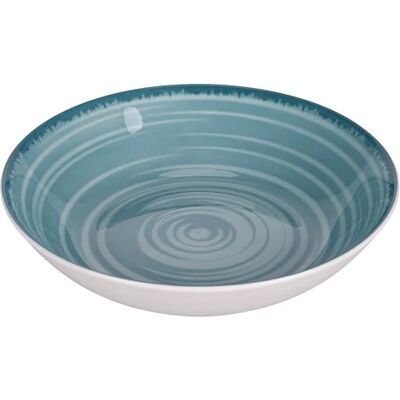 Tivoli Baita Acqua Suppenteller aus Porzellan, Durchmesser 20,5 cm, 6 Stück Tivoli Baita Acqua Suppenteller aus Porzellan, Durchmesser 20,5 cm, 6 Stück