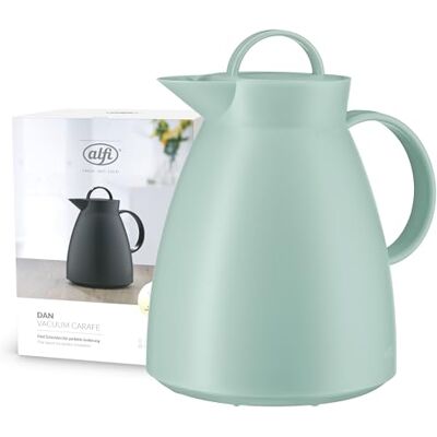 alfi DAN 1,00l, mintgrün, silt green, Kunststoff-Isolierkanne mit hygienischem Hartglaseinsatz, Drehverschluss, Designerstück, ideal als Kaffeekanne, Teekanne, BPA-frei alfi DAN 1,00l, mintgrün, silt green, Kunststoff-Isolierkanne mit hygienischem Hartglaseinsatz, Drehverschluss, Designerstück, ideal als Kaffeekanne, Teekanne, BPA-frei
