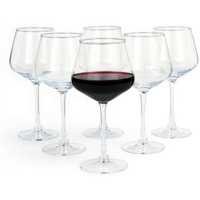 Amazon Stiel-Rotweingläser, 6-Teiliges Set, 592ml, Spülmaschinenfest Amazon Stiel-Rotweingläser, 6-Teiliges Set, 592ml, Spülmaschinenfest