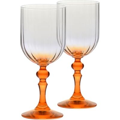 Krosno Weingläser 2er Set, 300 ml, Orange, Bubble Celebration Moments Gläser Set, Bleifreies Kristall Weinglas, Weißwein, Rosé, alkoholfreie Cocktails und besondere Anlässe, Spülmaschinenfest Krosno Weingläser 2er Set, 300 ml, Orange, Bubble Celebration Moments Gläser Set, Bleifreies Kristall Weinglas, Weißwein, Rosé, alkoholfreie Cocktails und besondere Anlässe, Spülmaschinenfest