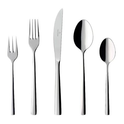 Villeroy & Boch Piemont Besteckset 30 teilig 6 Personen Spülmaschinenfest, Rostfrei, Besteck Set, Tafelbesteck, Hochwertiges Besteck, Essbesteck Set, Messer, Gabel, Löffel, Edestahl Villeroy & Boch Piemont Besteckset 30 teilig 6 Personen Spülmaschinenfest, Rostfrei, Besteck Set, Tafelbesteck, Hochwertiges Besteck, Essbesteck Set, Messer, Gabel, Löffel, Edestahl