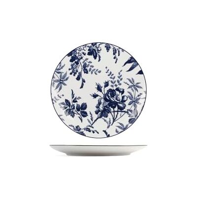 H&H Dessertteller Set 6 Catherine 19 cm Porzellan Blau Floral Englisch Stil Spülmaschinenfest Mikrowellengeeignet H&H Dessertteller Set 6 Catherine 19 cm Porzellan Blau Floral Englisch Stil Spülmaschinenfest Mikrowellengeeignet