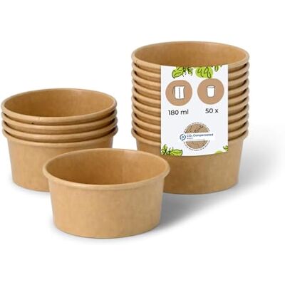 BIOZOYG Eisbecher Pappe 50 Stück 100 ml Braun Dessertbecher Beschichtet Einweg Snackbecher Eisbecher Waffelbecher Dessert Einwegbecher Eiscreme Frozen Joghurt Obst Eisdiele BIOZOYG Eisbecher Pappe 50 Stück 100 ml Braun Dessertbecher Beschichtet Einweg Snackbecher Eisbecher Waffelbecher Dessert Einwegbecher Eiscreme Frozen Joghurt Obst Eisdiele