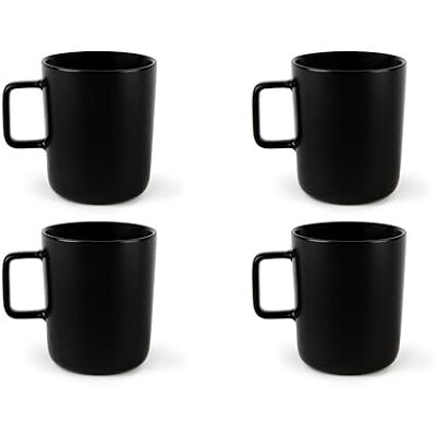 Excelsa Set aus 4 Nordic Keramiktassen - 32cl schwarz Excelsa Set aus 4 Nordic Keramiktassen - 32cl schwarz