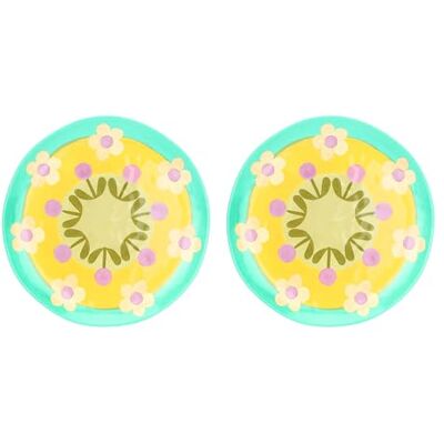 THUN Set aus 2 Melamin-Obsttellern Florianne Primavera THUN Set aus 2 Melamin-Obsttellern Florianne Primavera