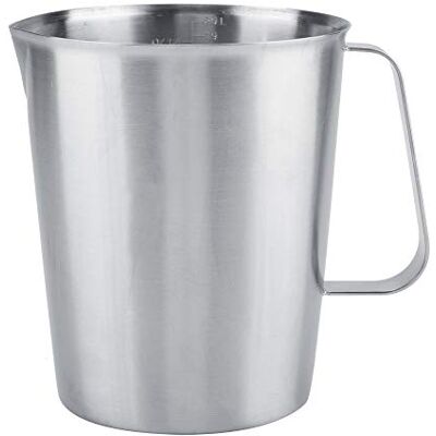 DGTRHTED Milk Pitcher 2000ml Large Edelstahl Messbecher Becher Milch Aufschäumen Pitcher Krug für Latte Coffee Art DGTRHTED Milk Pitcher 2000ml Large Edelstahl Messbecher Becher Milch Aufschäumen Pitcher Krug für Latte Coffee Art