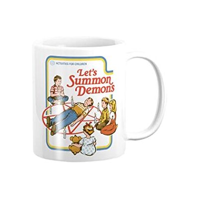 Pyramid Steven Rhodes MG25680 Let's Summon Demons Keramiktasse 11oz/315ml Pyramid Steven Rhodes MG25680 Let's Summon Demons Keramiktasse 11oz/315ml