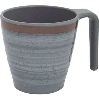 Bo-Camp BC Mug Halo M 4pcs melamine grey Bo-Camp BC Mug Halo M 4pcs melamine grey