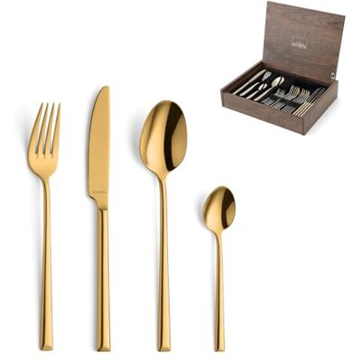 Amefa Metropole Gold 24-teiliges Besteckset - Besteckset Amefa Metropole Gold 24-teiliges Besteckset - Besteckset