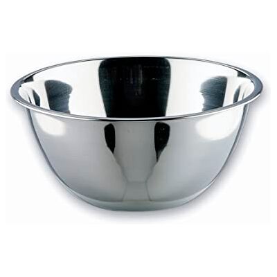 LACOR 14046 Garinox Konische Schale, Futternapf, Salatschüssel, Lebensmittelbehälter, Edelstahl, 45 cm, Fassungsvermögen: 17.4 L LACOR 14046 Garinox Konische Schale, Futternapf, Salatschüssel, Lebensmittelbehälter, Edelstahl, 45 cm, Fassungsvermögen: 17.4 L