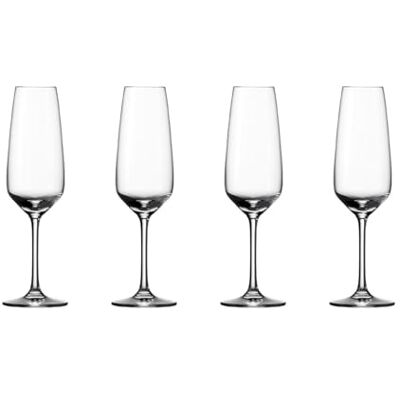 Villeroy & Boch vivo by Villeroy und Boch Group Voice Basic Sektglas-Set, 4-TLG., 283 ml, Kristallglas, spülmaschinengeeignet Villeroy & Boch vivo by Villeroy und Boch Group Voice Basic Sektglas-Set, 4-TLG., 283 ml, Kristallglas, spülmaschinengeeignet