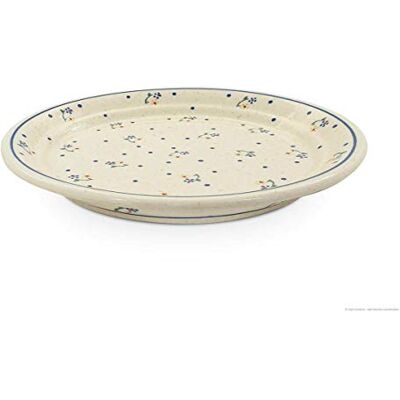 Bunzlauer keramik flacher Teller (Speiseteller) Form 2, Ø 24,8 cm, H=3,0cm, Dekor 111 Bunzlauer keramik flacher Teller (Speiseteller) Form 2, Ø 24,8 cm, H=3,0cm, Dekor 111