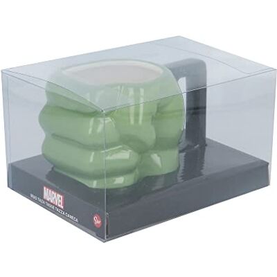 Stor Hulk 3D-Keramikbecher, 450 ml, in Geschenkbox Stor Hulk 3D-Keramikbecher, 450 ml, in Geschenkbox