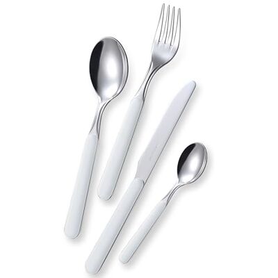 EME POSATERIE Bonita Besteck, weiß, 24-teiliges Set EME POSATERIE Bonita Besteck, weiß, 24-teiliges Set