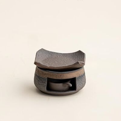 XPing Keramik Teewärmer mit Kerzenbetrieb, Teestövchen für Teezeremonie, Teewärmer Basis für Teekanne und Räucherplatte, Wärmeständer aus Keramik XPing Keramik Teewärmer mit Kerzenbetrieb, Teestövchen für Teezeremonie, Teewärmer Basis für Teekanne und Räucherplatte, Wärmeständer aus Keramik