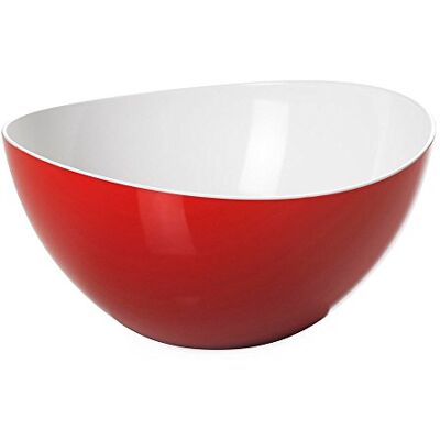 omada Salatschüssel 3,5 L, Küchenschüssel aus Robustem Kunststoff Ideal für Große Salate und Beilagen, Buntes Design, Robust und Geräumig, 26x H12,5 cm, Trendy Kollektion omada Salatschüssel 3,5 L, Küchenschüssel aus Robustem Kunststoff Ideal für Große Salate und Beilagen, Buntes Design, Robust und Geräumig, 26x H12,5 cm, Trendy Kollektion