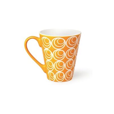 Excelsa Etnika Mug 275 ml, Porzellan, Orange, 10.19 X 10.19 X 10 cm Excelsa Etnika Mug 275 ml, Porzellan, Orange, 10.19 X 10.19 X 10 cm