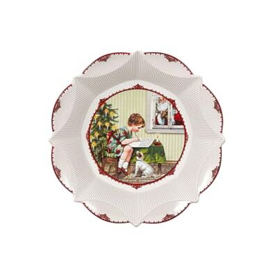 Villeroy & Boch 14-8332-3679 Gebäckteller, Porzellan, Weiß/Bunt Villeroy & Boch 14-8332-3679 Gebäckteller, Porzellan, Weiß/Bunt