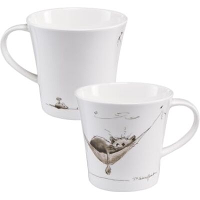 Goebel Mittagspäuschen Künstlertasse Peter Schnellhardt Goebel Mittagspäuschen Künstlertasse Peter Schnellhardt