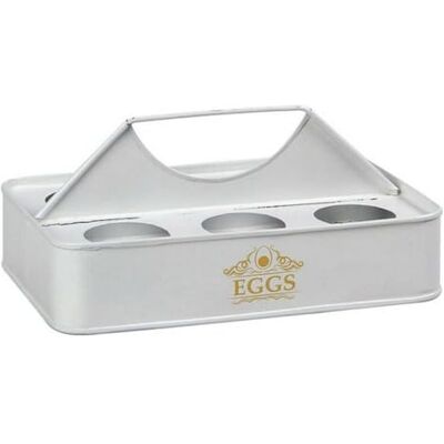 BigBuy Cooking S1124454 Eierbecher, Kunststoff, Weiß BigBuy Cooking S1124454 Eierbecher, Kunststoff, Weiß