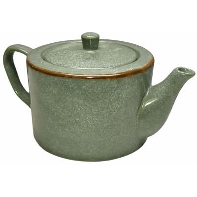 Loberon Teekanne Biarré, türkis/braun Reizvolles Design, Handgetöpfertes Steinzeug, Für Tee und andere Getränke Loberon Teekanne Biarré, türkis/braun Reizvolles Design, Handgetöpfertes Steinzeug, Für Tee und andere Getränke
