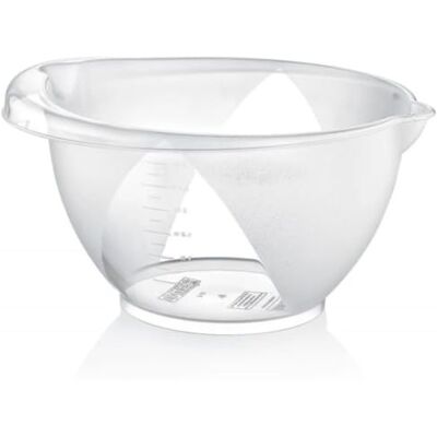 PARENCE . 3-Liter-Mischschüssel – Transparente Schale mit Ausguss und Messwaage 0,5 bis 3 L – zum Kochen und Backen – Spülmaschinen- und Gefrierschrank – 24 x 27 x 14 cm PARENCE . 3-Liter-Mischschüssel – Transparente Schale mit Ausguss und Messwaage 0,5 bis 3 L – zum Kochen und Backen – Spülmaschinen- und Gefrierschrank – 24 x 27 x 14 cm