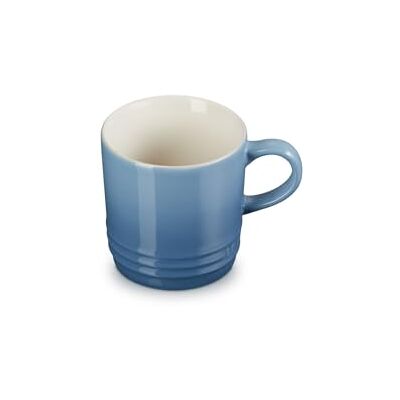 LE CREUSET Cappuccino Becher aus Steinzeug, 200 ml, Chambray, 70303204340099 LE CREUSET Cappuccino Becher aus Steinzeug, 200 ml, Chambray, 70303204340099