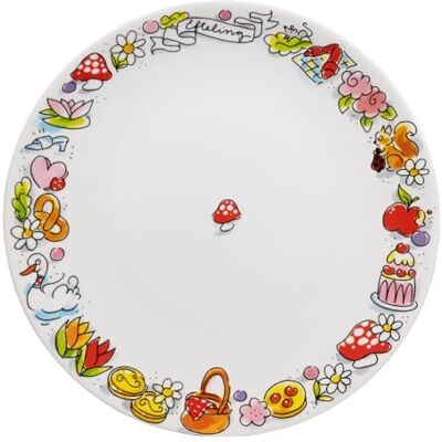 Blond Amsterdam Speiseteller Efteling Märchen, 26cm Keramik, Efteling Märchendesign, Für Dinner & Lunch, Mikrowellengeeignet, Handwäsche empfohlen Blond Amsterdam Speiseteller Efteling Märchen, 26cm Keramik, Efteling Märchendesign, Für Dinner & Lunch, Mikrowellengeeignet, Handwäsche empfohlen