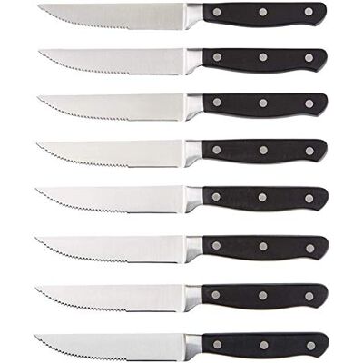 Amazon Basics 8-teilige Steakmesser-Set - Küchengeräte Amazon Basics 8-teilige Steakmesser-Set - Küchengeräte