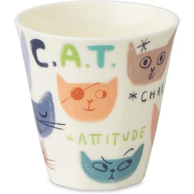 Koziol NORA CUP M Becher 300 ml handillustriertes Dekor, bruchfest, stapelbar biozirkulärer Kunststoff, spülmaschinengeeignet, melaminfrei ideal für Küche Picknick Party (1, cream purrs) Koziol NORA CUP M Becher 300 ml handillustriertes Dekor, bruchfest, stapelbar biozirkulärer Kunststoff, spülmaschinengeeignet, melaminfrei ideal für Küche Picknick Party (1, cream purrs)