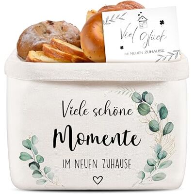 Dercylele Brotkorb Einzugsgeschenke Wohnung-Viele schöne Momente Im Neuen Zuhause,Einweihungsgeschenk Haus Brötchenkorb, Geschenk zum Einzug,Einweihungsgeschenk Wohnung (Viele schöne Momente IM NEUEN ZUHAUSE) Dercylele Brotkorb Einzugsgeschenke Wohnung-Viele schöne Momente Im Neuen Zuhause,Einweihungsgeschenk Haus Brötchenkorb, Geschenk zum Einzug,Einweihungsgeschenk Wohnung (Viele schöne Momente IM NEUEN ZUHAUSE)