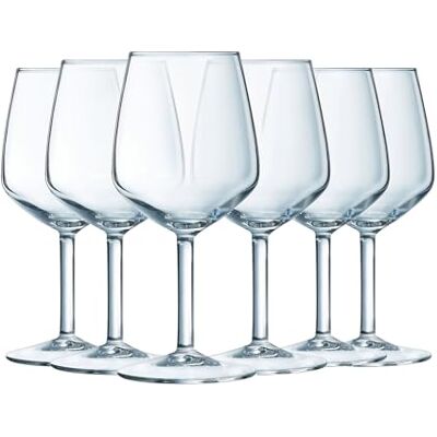 Arcoroc , Weingläser, Silhouette, 31 cl, 6er Set Arcoroc , Weingläser, Silhouette, 31 cl, 6er Set